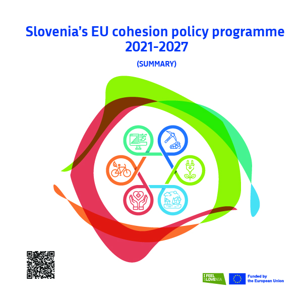 Front page of the Slovenia's EU cohesion policy programme