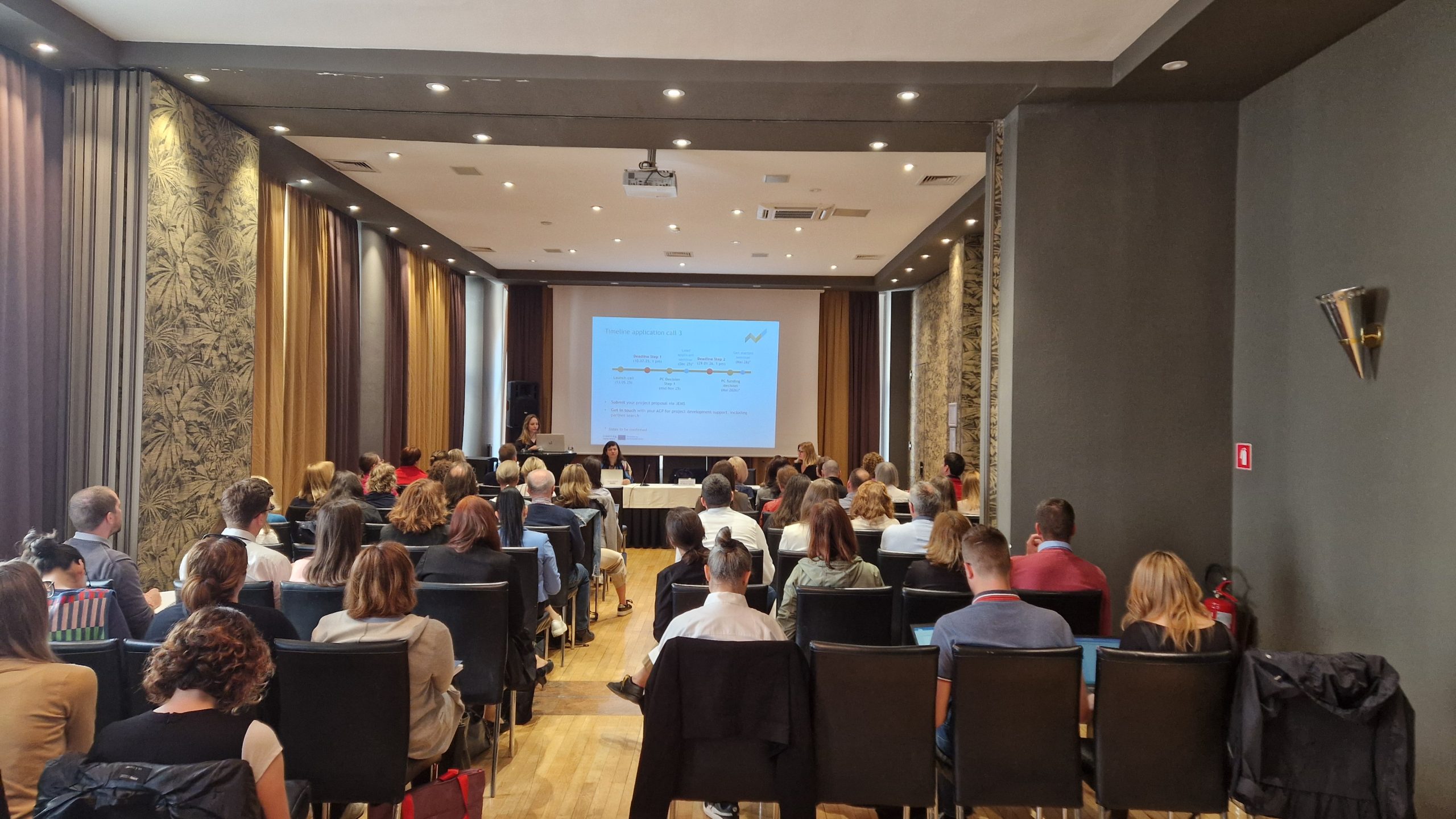 Interreg informativni dan, dvorana polna ljudi