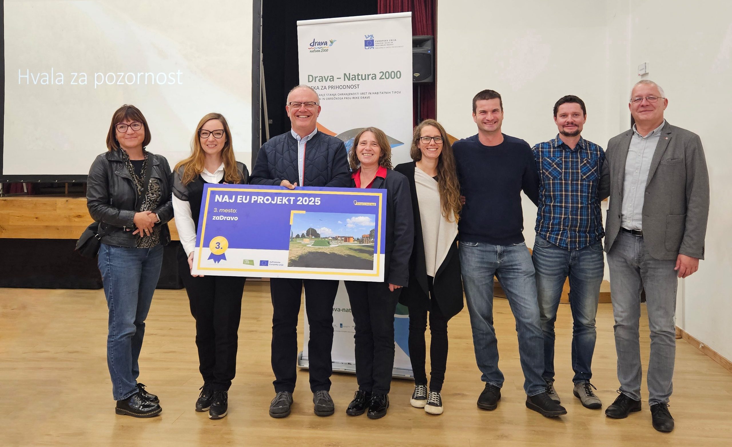 Prejemniki plakete za tretje mesto projekta zaDravo