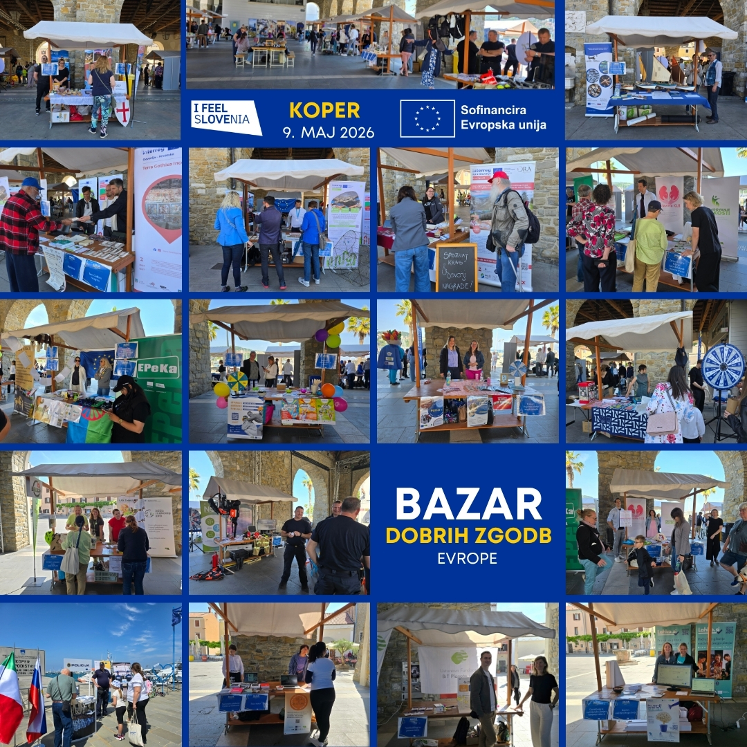 Utrinki Bazarja dobrih zgodb Evrope v Kopru