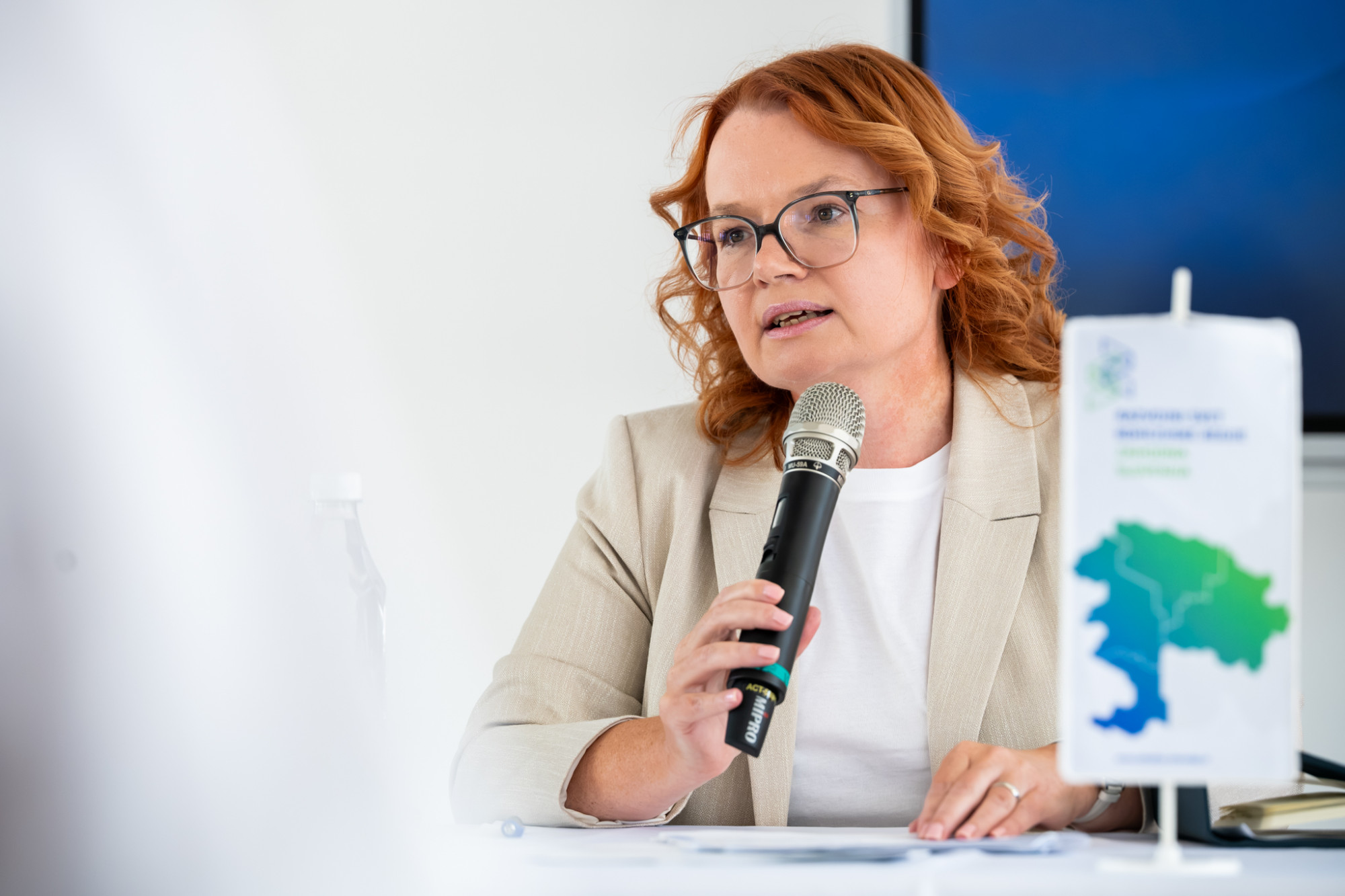 Ministrica dr. Monika Kirbiš Rojs na Dogodku.