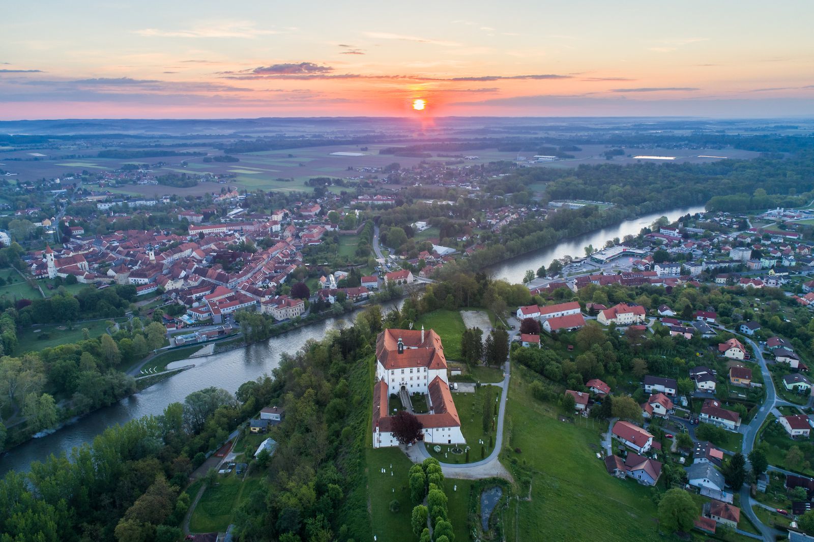 Gornja Radgona iz ptičje perspektive