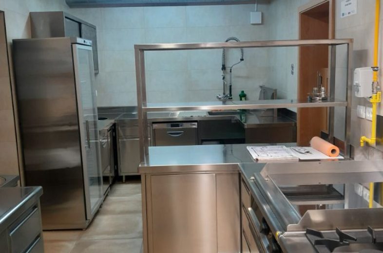 Fotografija nove kuhinje, kmetija Bubec